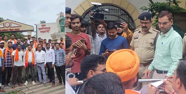 नवरात्रि-में-गरबा-आयोजनों-में-अश्लीलता-पर-रोक-की-मांग,-हिंदू-संगठनों-ने-कलेक्टर-को-सौंपा-ज्ञापन