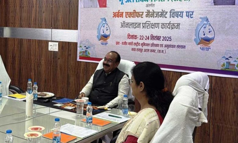 रायपुर-:-जल-संचय-और-रिचार्जिंग-सिस्टम-के-लिए-शहरों-में-बुनियादी-ढांचा-विकसित-करने-की-जरूरत-–-अरुण-साव