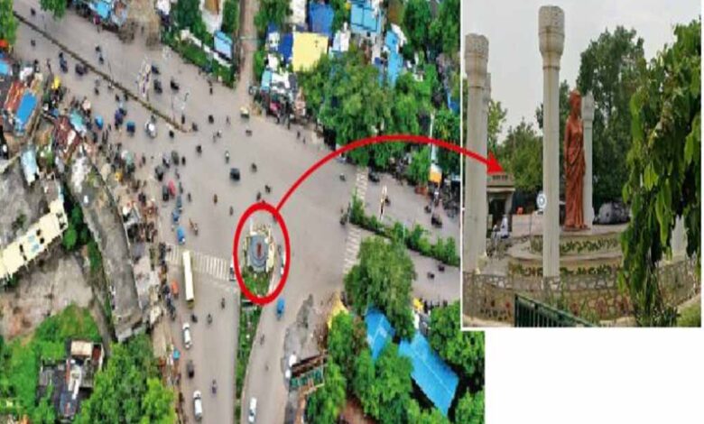 कालीबाड़ी-चौक-से-हटेगी-इंदिरा-गांधी-की-प्रतिमा,-सिग्नल-फ्री-बनाने-की-तैयारी