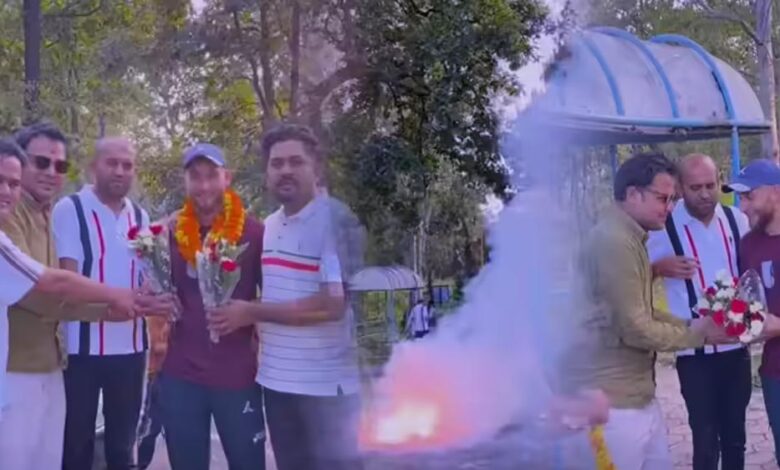 पहलगाम-हमले-में-बीजेपी-कार्यकर्ता-की-जान-बचाने-वाले-नजाकत-अहमद-शाह-का-छत्तीसगढ़-में-भव्य-स्वागत