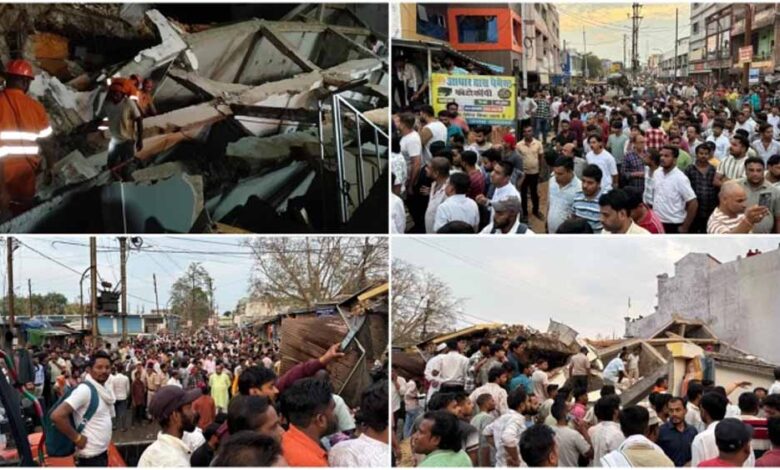 अनूपपुर-में-भवन-गिरने-से-दो-की-मौत,-कई-मलबे-में-दबे;-दो-घायल-अस्पताल-में-भर्ती