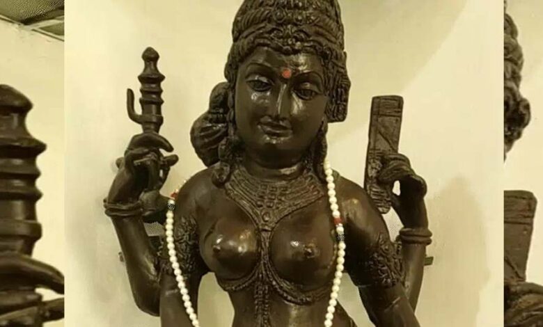 ग्वालियर-में-15-साल-से-विराजमान-है-भोजशाला-की-‘मां-वाग्देवी’,-35-दिन-में-तैयार-हुई-थी-हूबहू-प्रतिमा